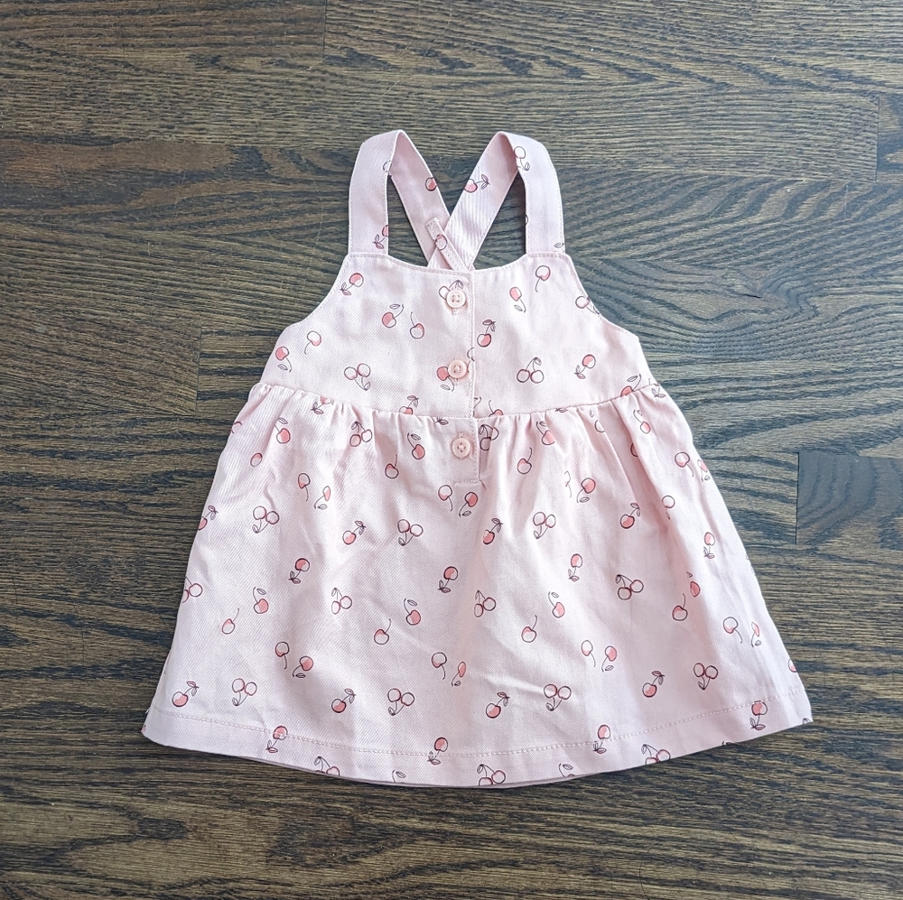 Carter's Cherry Overall Dress